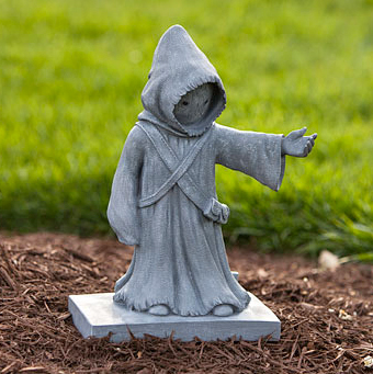Illustration for article titled The Eyes on These Solar-Powered Jawa Lawn Ornaments Have an Eerie Glow